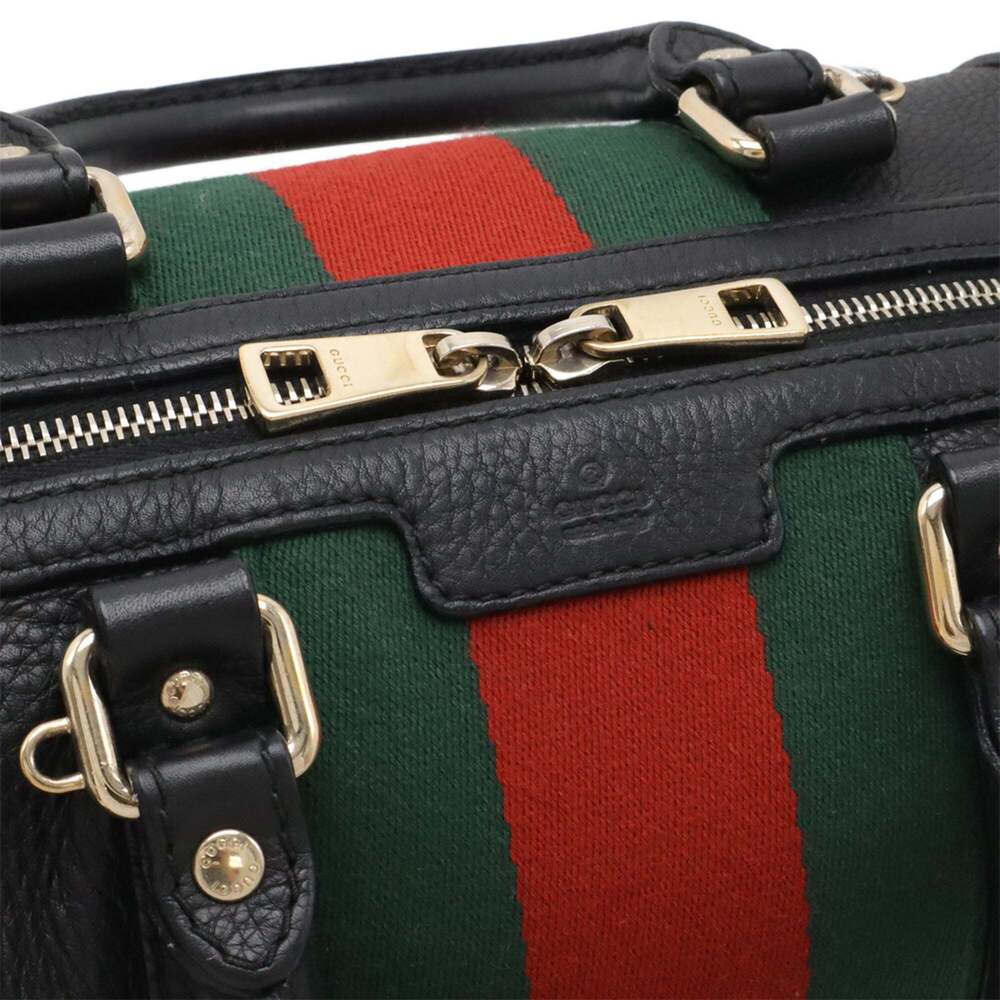 GUCCI Black Leather Shoulder Bag - Picture 5 of 10